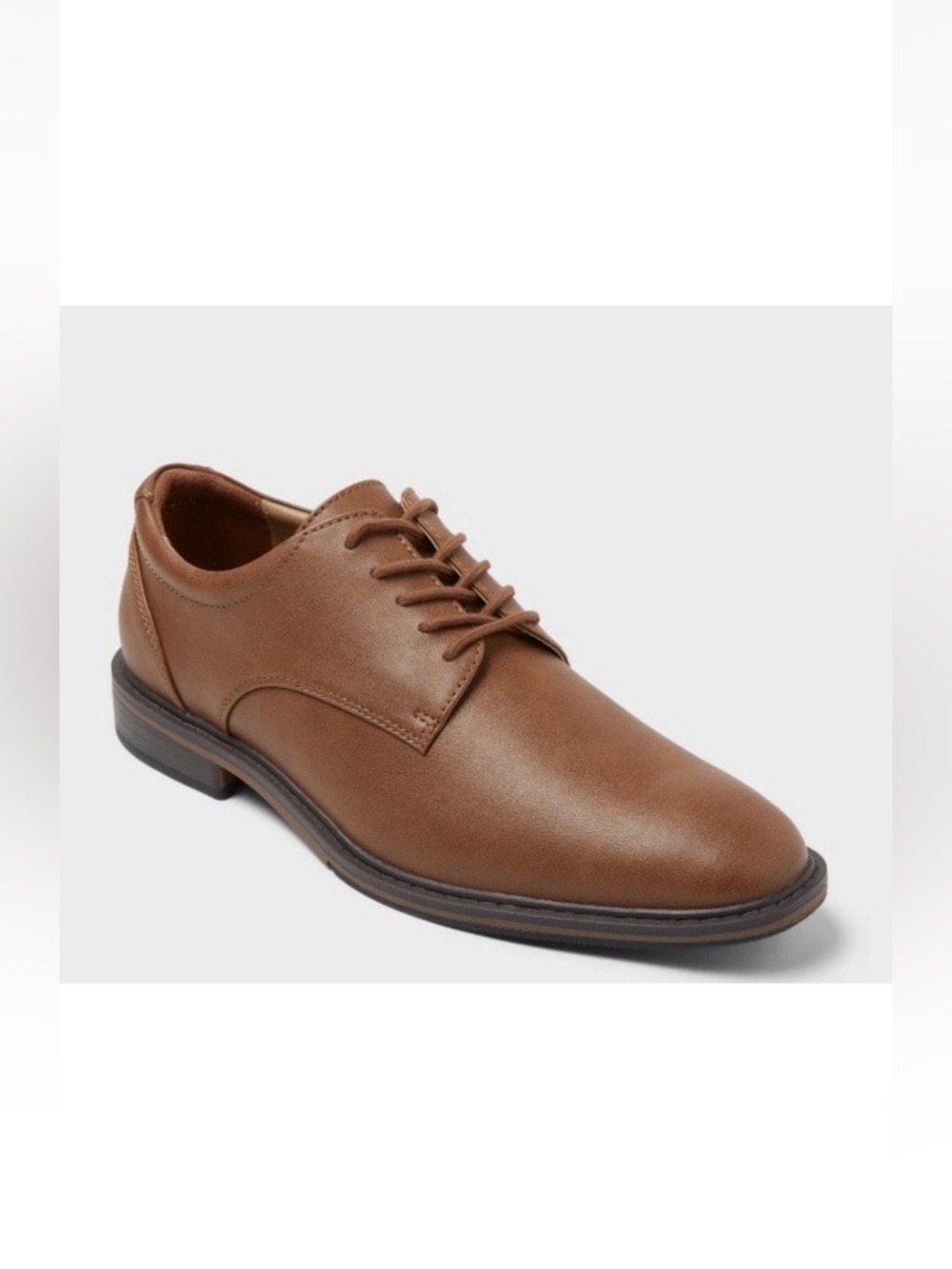 Classic Brown Men’s Derby Dress Shoes